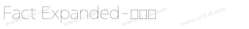 Fact Expanded字体转换